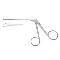 Mini-McGee Micro Alligator Forceps Smooth-Straight Stainless Steel, 8 cm - 3" Jaw Size 3.5 x 0.6 mm